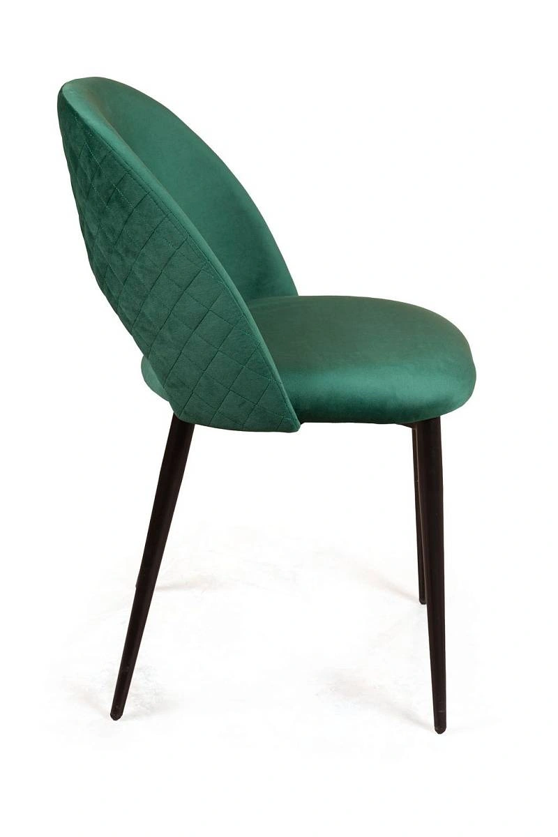 Стул Max ромб, бархат зеленый 19 изображение Стул Max ромб, бархат зеленый 19 фото