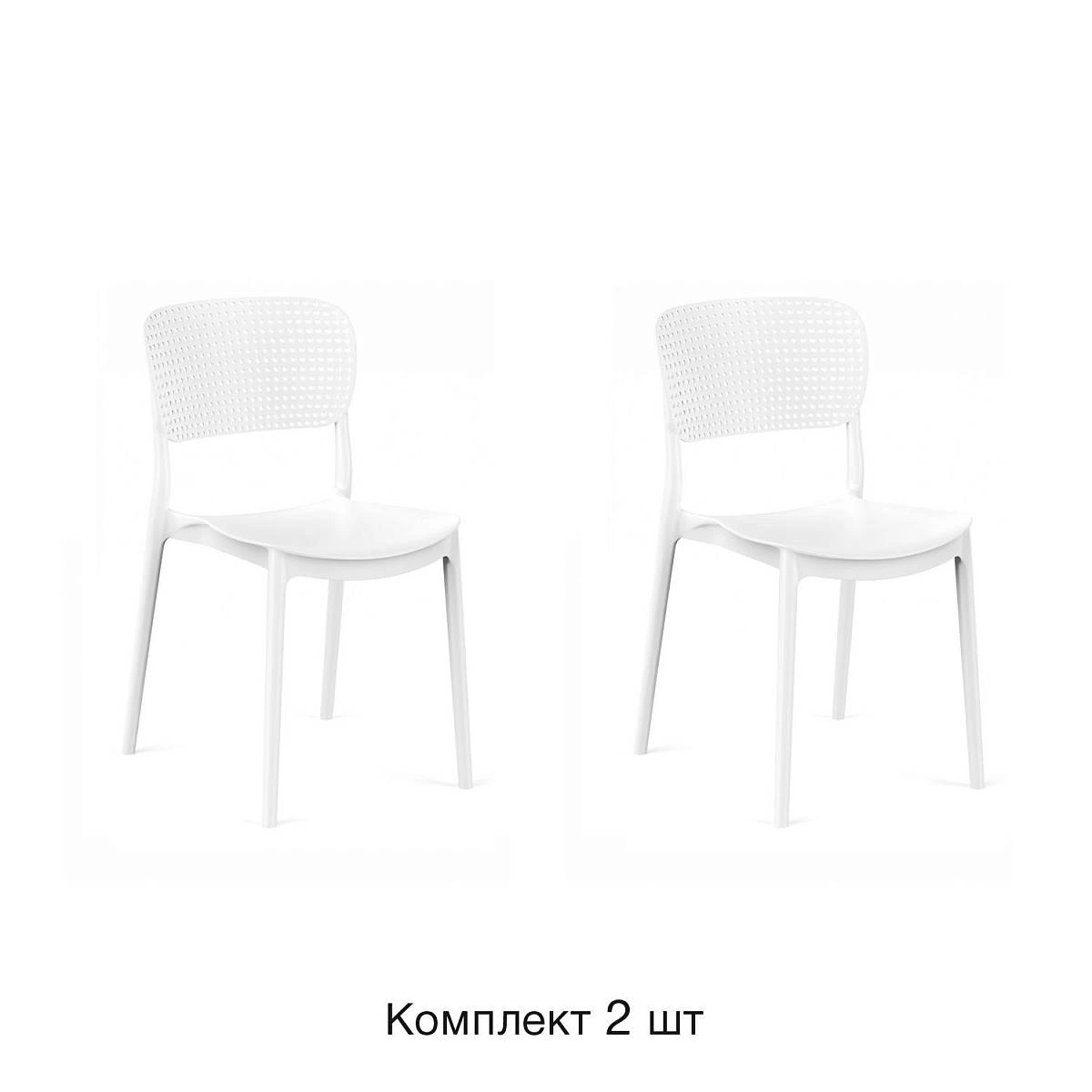 Стул Rene (RUS), (комплект 2 шт), пластик белый изображение Стул Rene (RUS), (комплект 2 шт), пластик белый фото