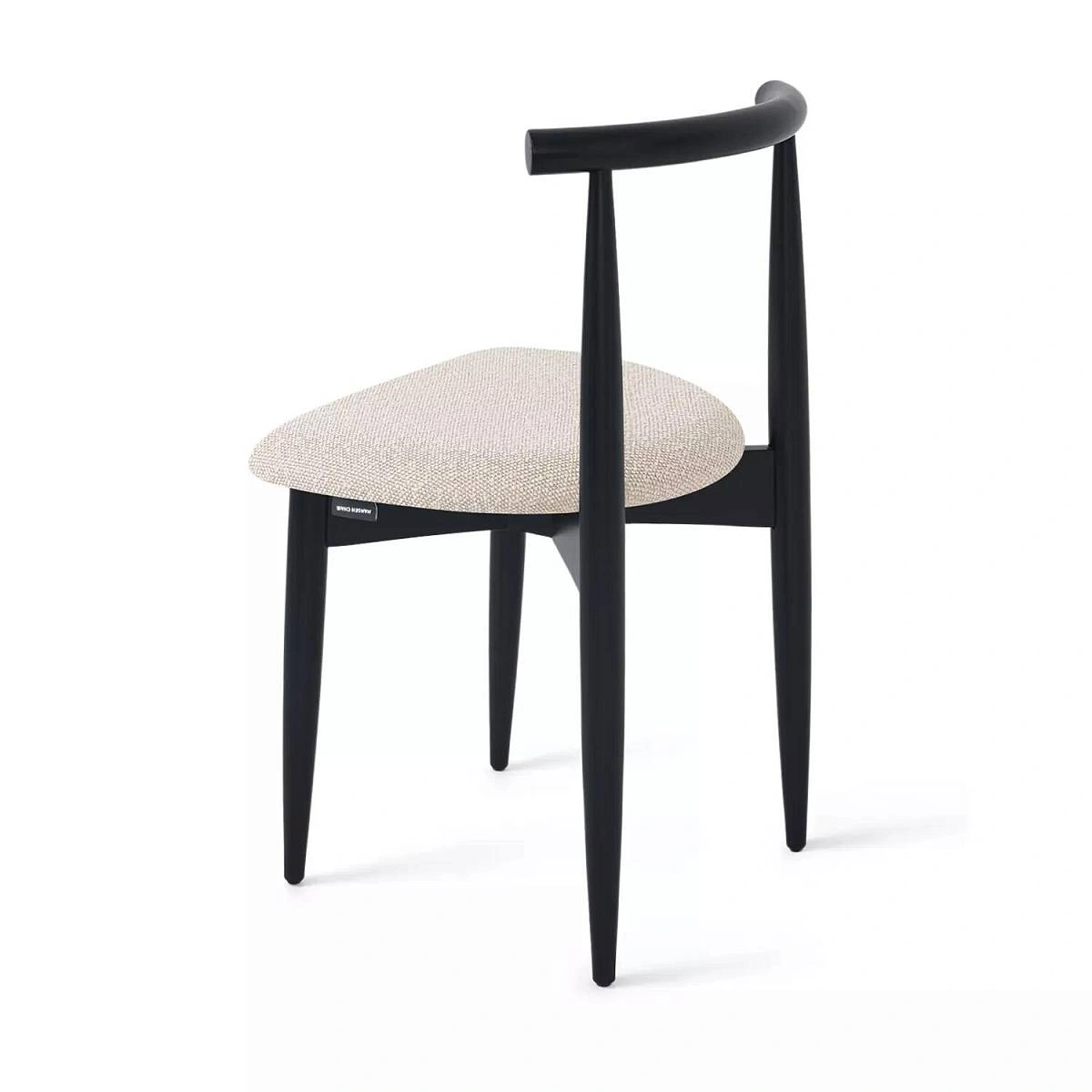 Стул Diana, бук натуральный (черная морилка), бежевый изображение Стул Diana, бук натуральный (черная морилка), бежевый фото