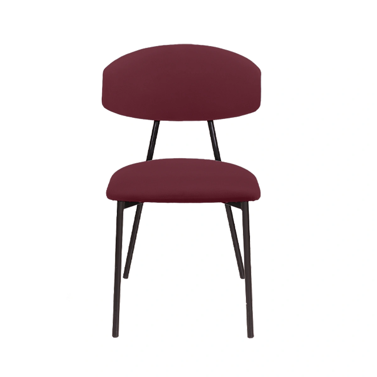 Стул Брэд, комплект (2 шт), бархат винно-красный 16 фото