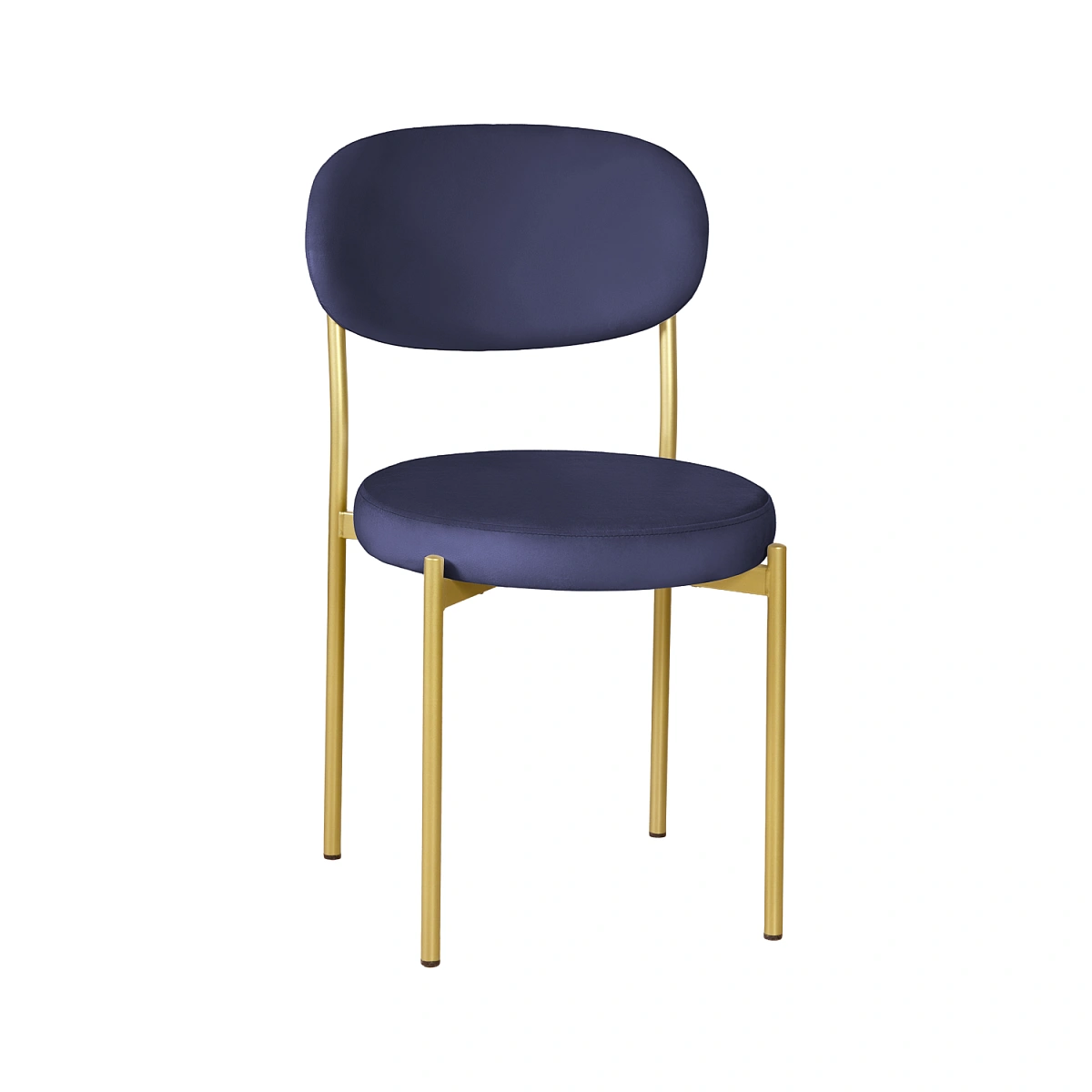 Стул Мейсон, комплект (4 шт), бархат 81 / опоры золото фото