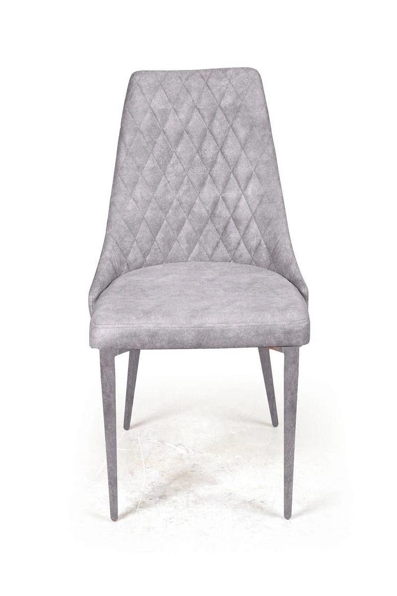 Стул CONNOR LUXE, бархат светло-серый 26/конус изображение Стул CONNOR LUXE, бархат светло-серый 26/конус фото