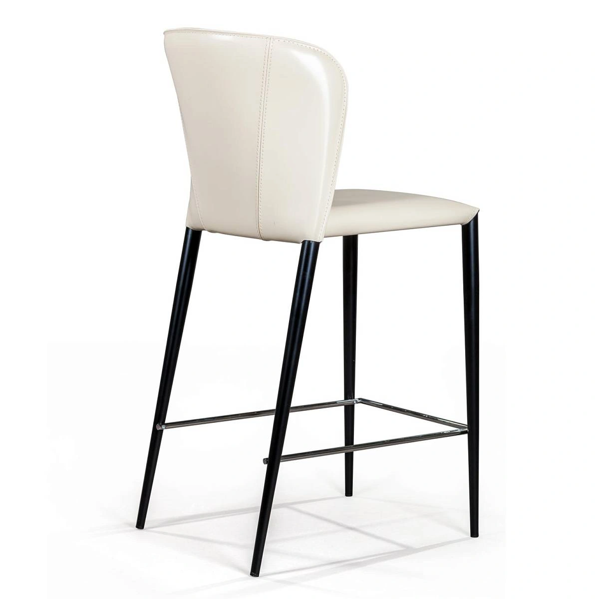 Стул полубарный Albert, кожа бежевый изображение Стул полубарный Albert, кожа бежевый фото