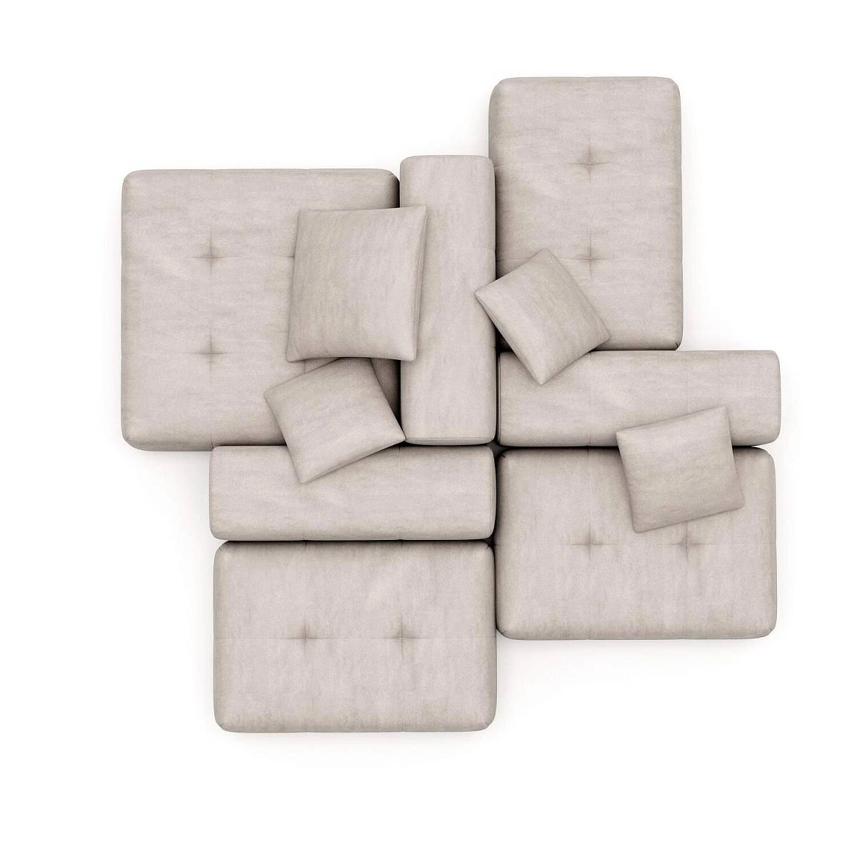 Модульный диван Campo, комплектация 5 изображение Модульный диван Campo, комплектация 5 фото