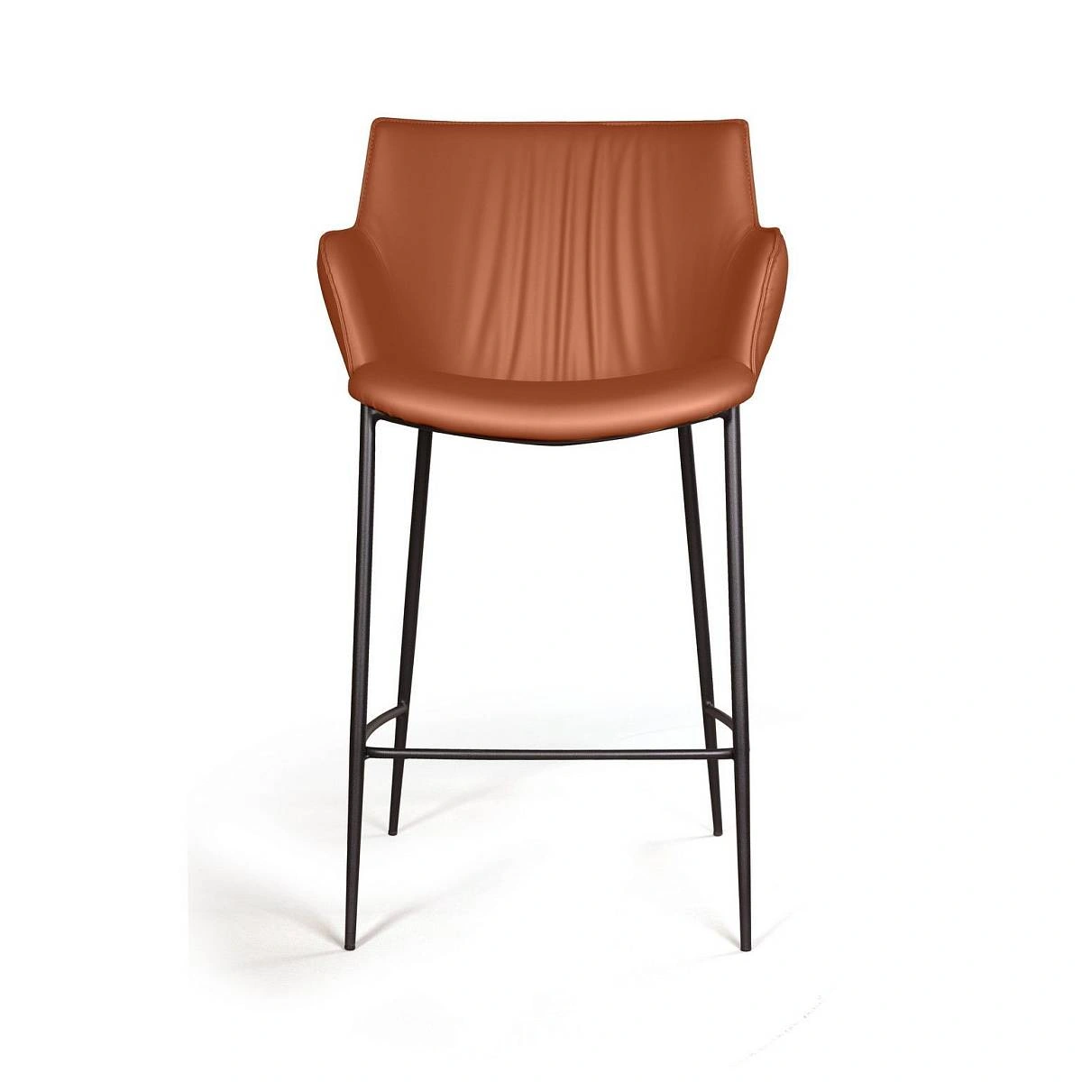 Стул полубарный Sofia, экокожа soft-touch, терракот изображение Стул полубарный Sofia, экокожа soft-touch, терракот фото