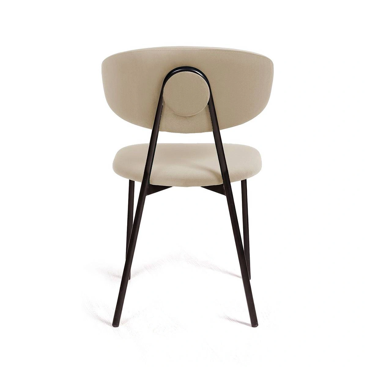 Стул Брэд, комплект (2 шт), бархат бежевый 5 фото