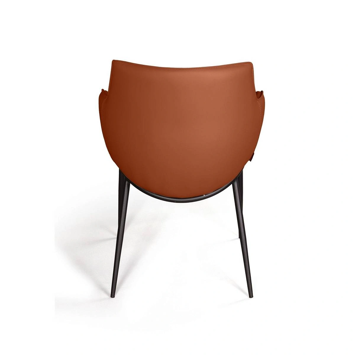 Стул с подлокотниками Sofia, экокожа soft-touch, терракот изображение Стул с подлокотниками Sofia, экокожа soft-touch, терракот фото