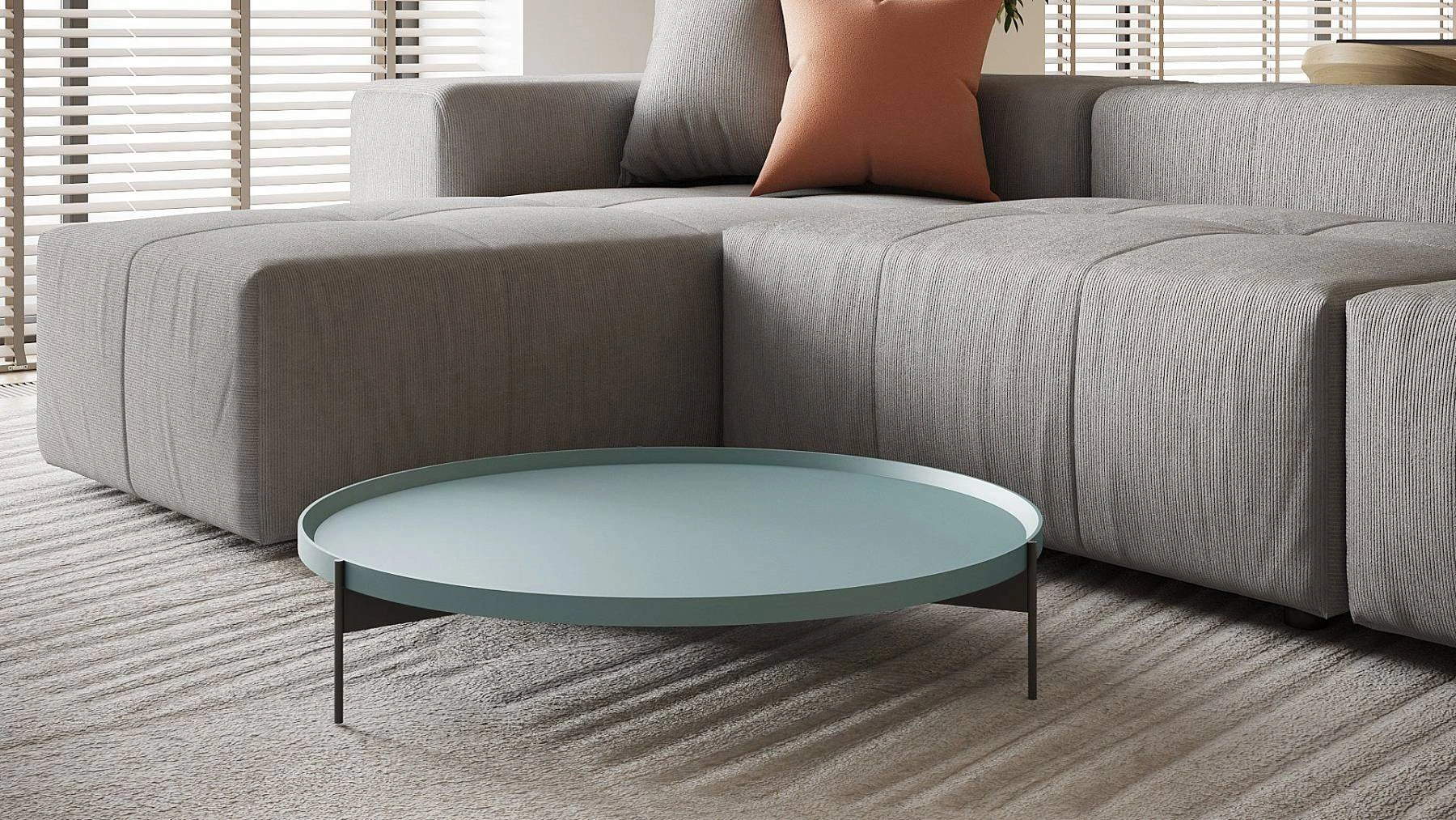 Стол журнальный Plate D90, эмаль, цвет по ral, h27 изображение Стол журнальный Plate D90, эмаль, цвет по ral, h27 фото