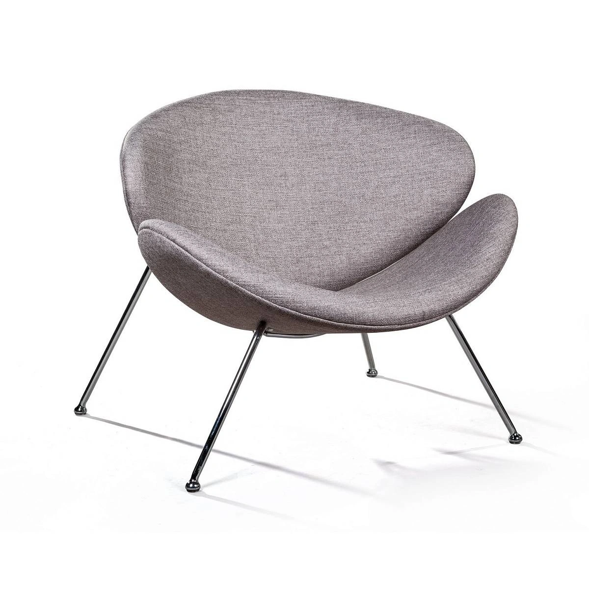 Лаунж кресло Slice, рогожка серо-бежевый изображение Лаунж кресло Slice, рогожка серо-бежевый фото