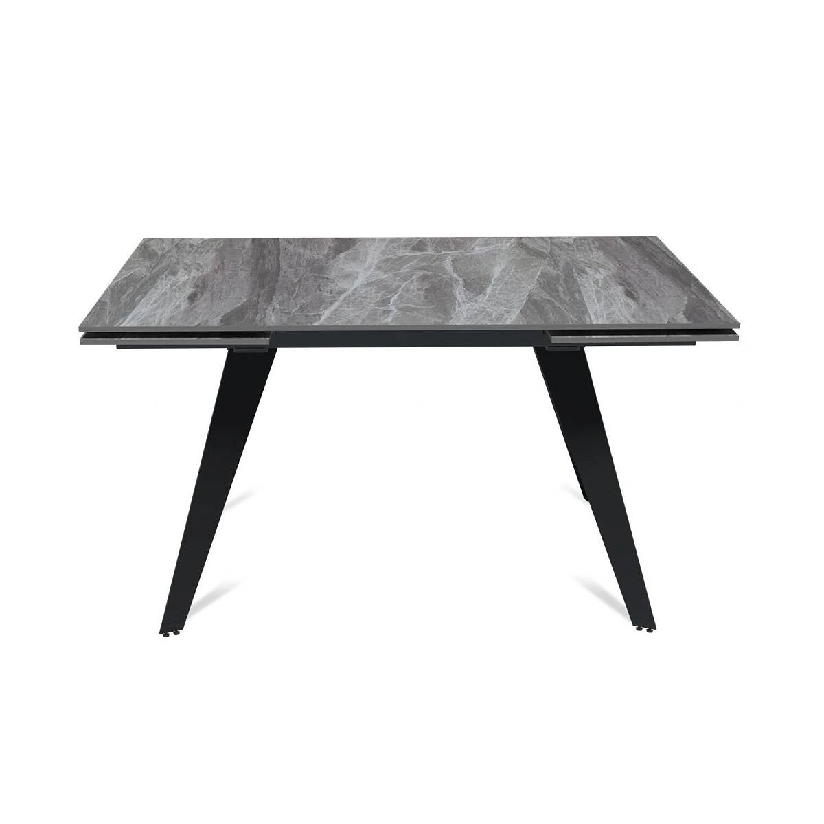 Стол раскладной Rhein (140+40+40), керамика глянцевая Italian Light Grey изображение Стол раскладной Rhein (140+40+40), керамика глянцевая Italian Light Grey фото