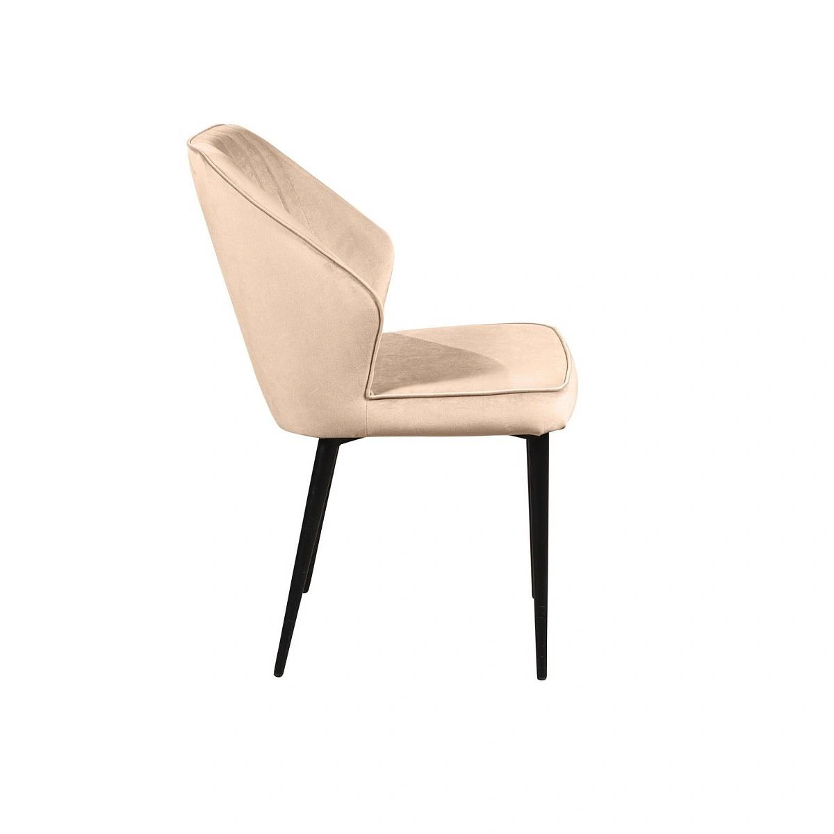 Стул Berg, комплект (2 шт), бархат бежевый 5 фото