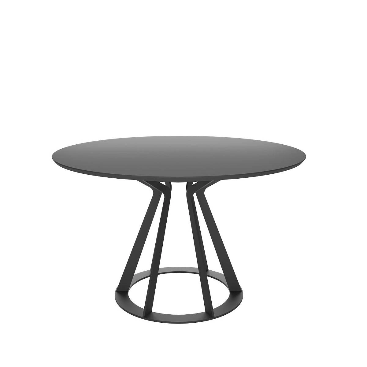 Стол круглый Mercury (120 см) пластик fenix черный изображение Стол круглый Mercury (120 см) пластик fenix черный фото