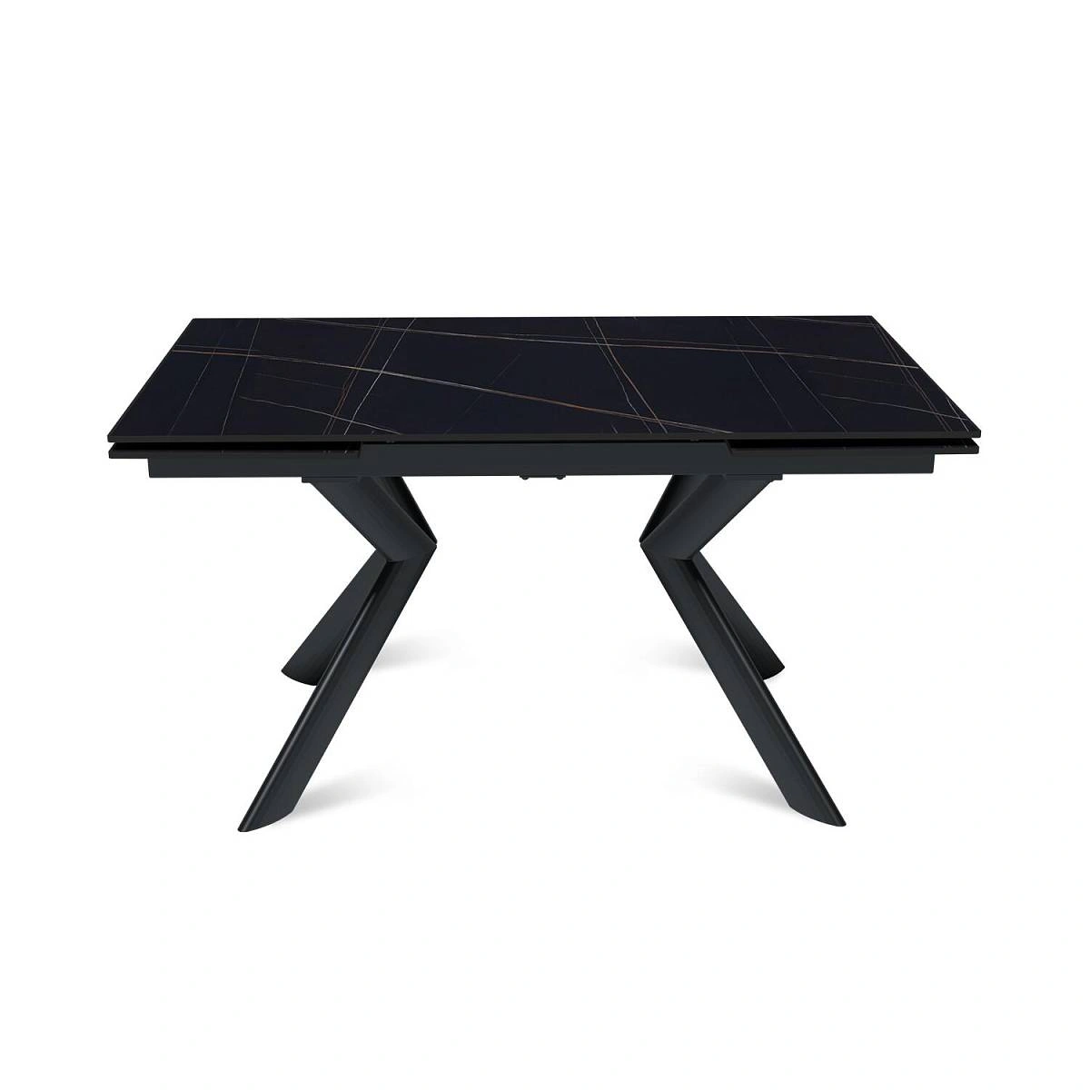 Стол раскладной Bridge (160+40+40), керамика матовая Black Gold изображение Стол раскладной Bridge (160+40+40), керамика матовая Black Gold фото