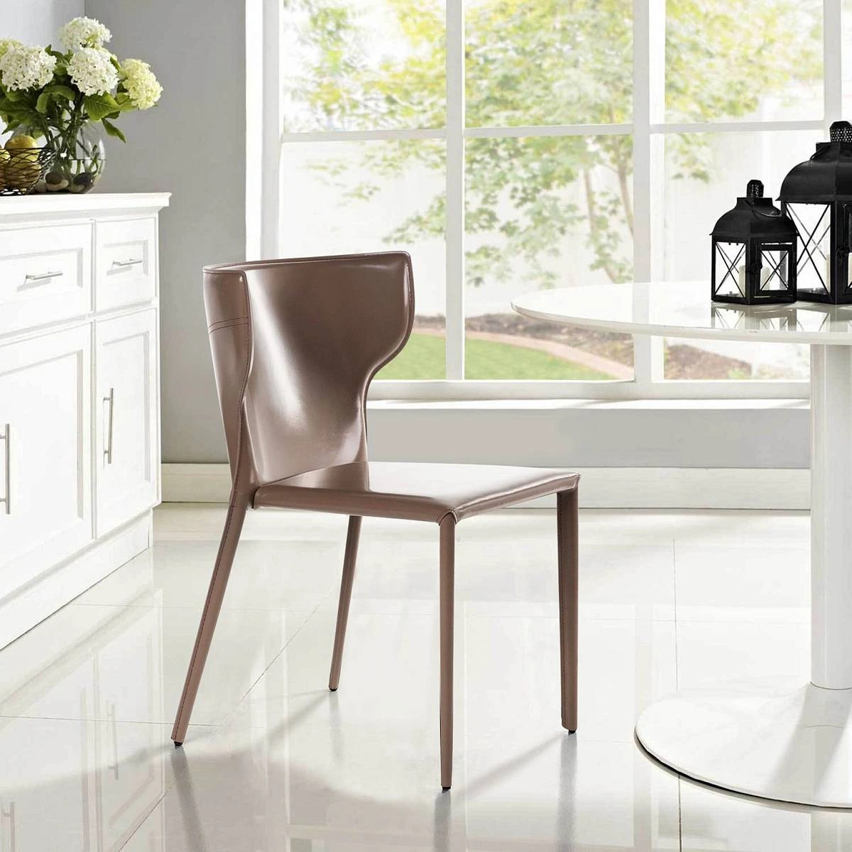 Стул Austin, кожа капучино изображение Стул Austin, кожа капучино фото