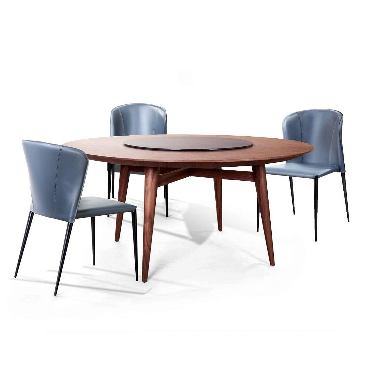 Стол Wilson 160 орех + 8 стульев Albert изображение Стол Wilson 160 орех + 8 стульев Albert фото