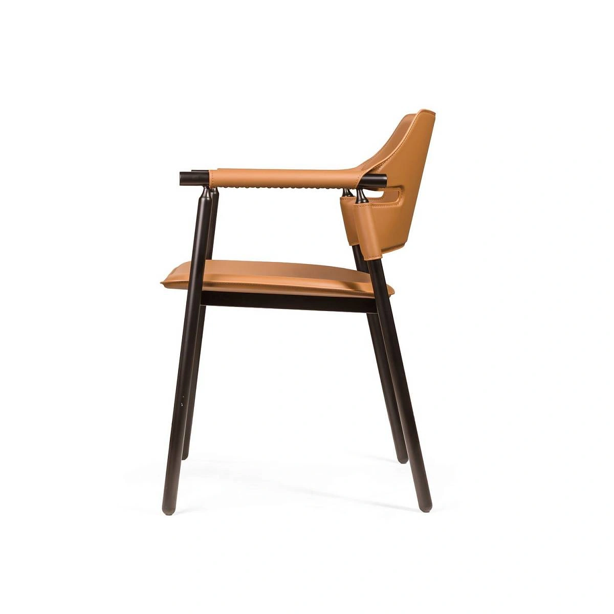 Стул с подлокотниками Suite, коричневый изображение Стул с подлокотниками Suite, коричневый фото