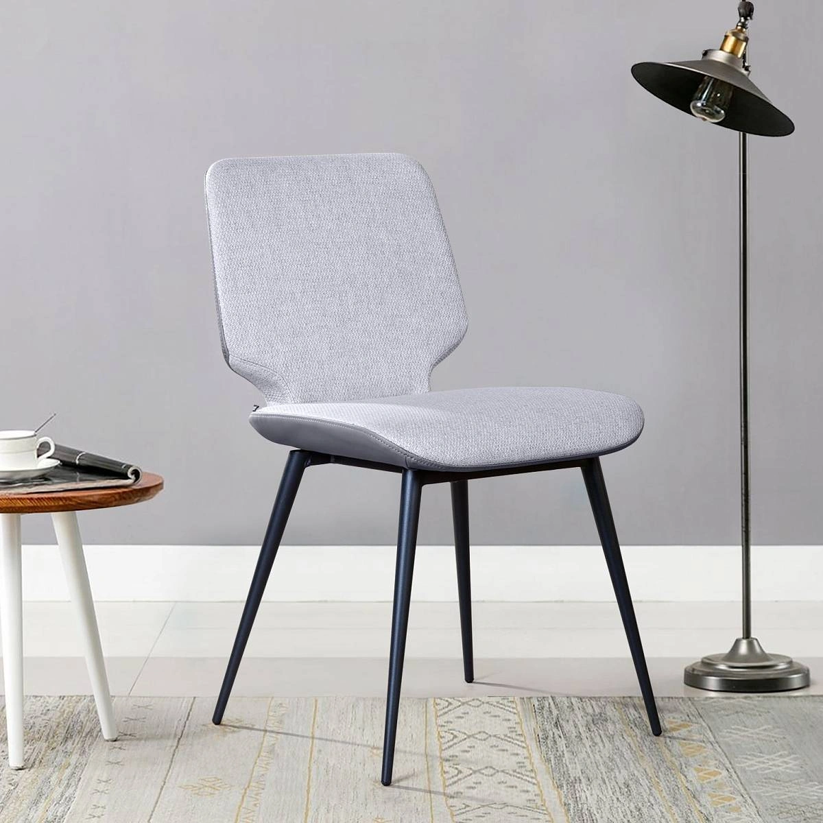 Стул Adam, рогожка комби серый изображение Стул Adam, рогожка комби серый фото