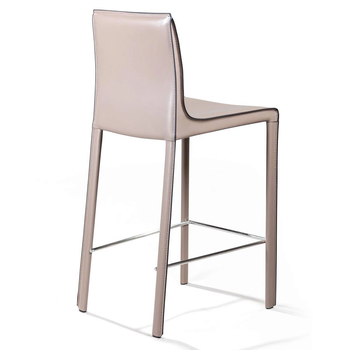 Стул полубарный Barrie, кожа капучино изображение Стул полубарный Barrie, кожа капучино фото