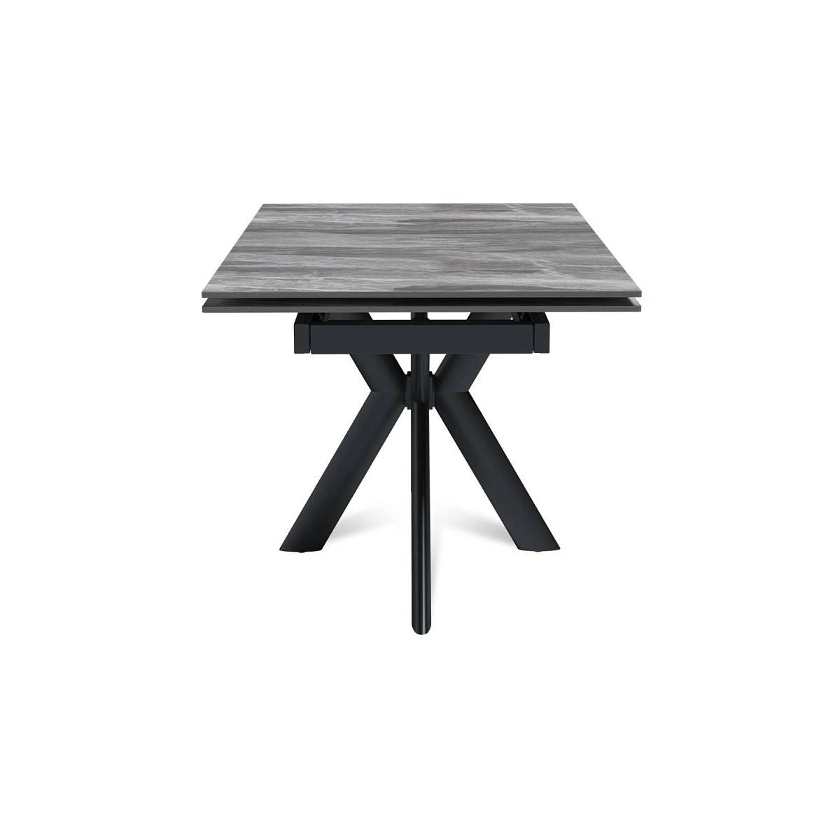 Стол раскладной Strong (140+40+40), керамика глянцевая Italian Light Grey изображение Стол раскладной Strong (140+40+40), керамика глянцевая Italian Light Grey фото