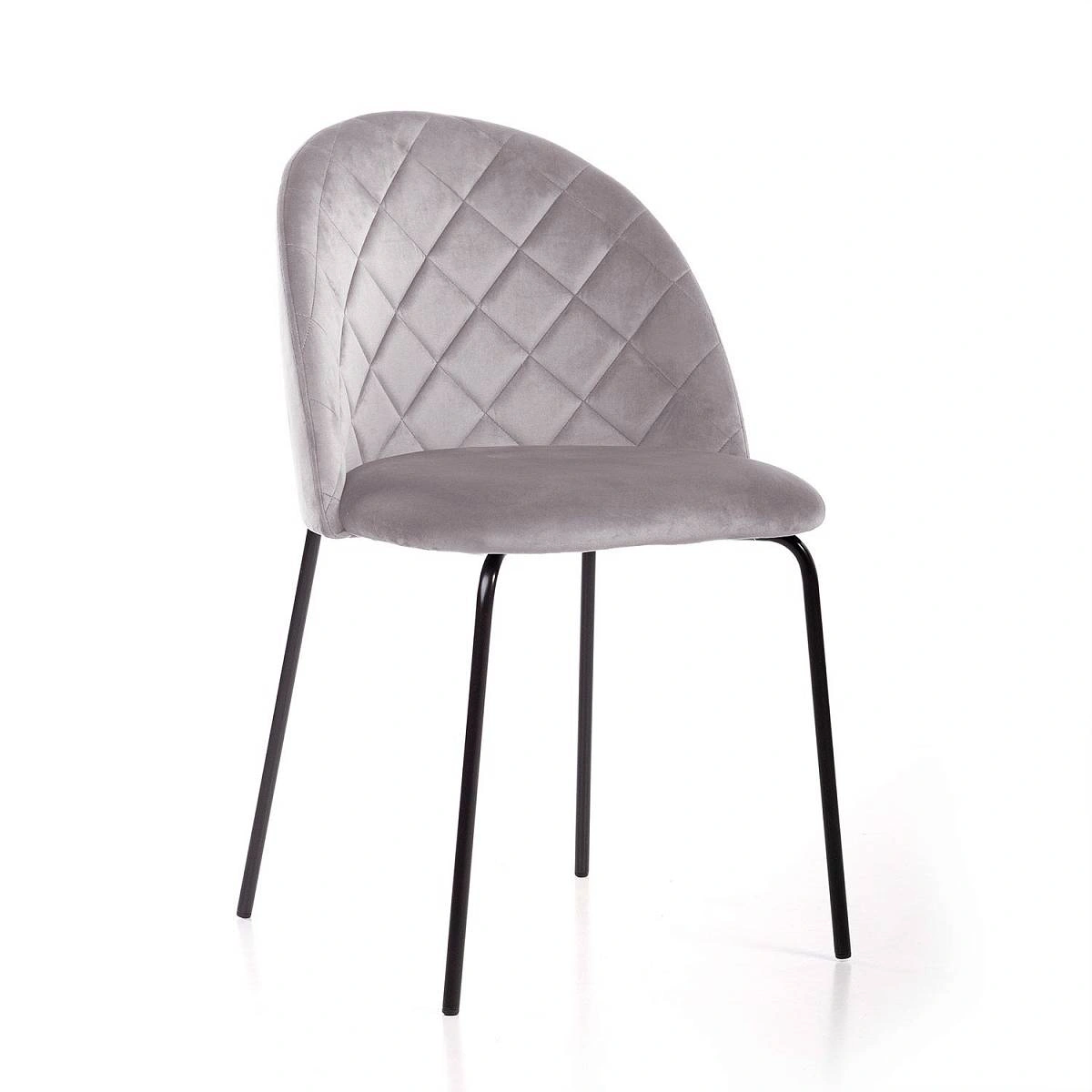 Стул Nord, бархат светло-серый 26 фото