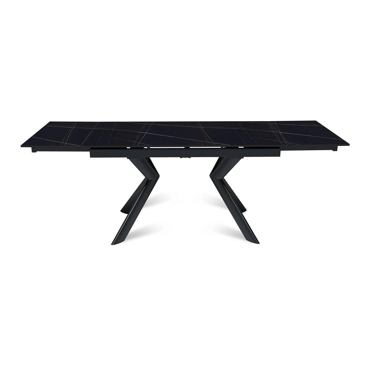 Стол раскладной Bridge (160+40+40), керамика матовая Black Gold изображение Стол раскладной Bridge (160+40+40), керамика матовая Black Gold фото