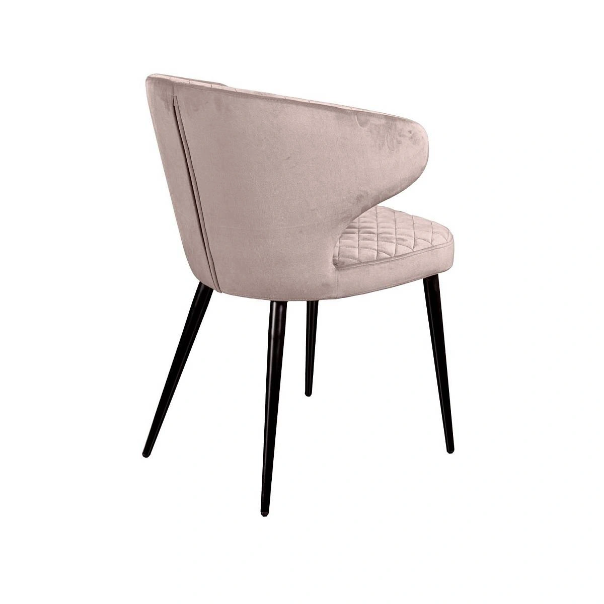 Стул Richard ромб, бархат пепельно-бежевый 25 изображение Стул Richard ромб, бархат пепельно-бежевый 25 фото