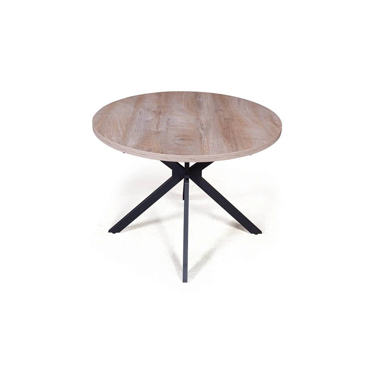 Стол круглый Vegas раздвижной (100+40) дуб эндгрейн изображение Стол круглый Vegas раздвижной (100+40) дуб эндгрейн фото