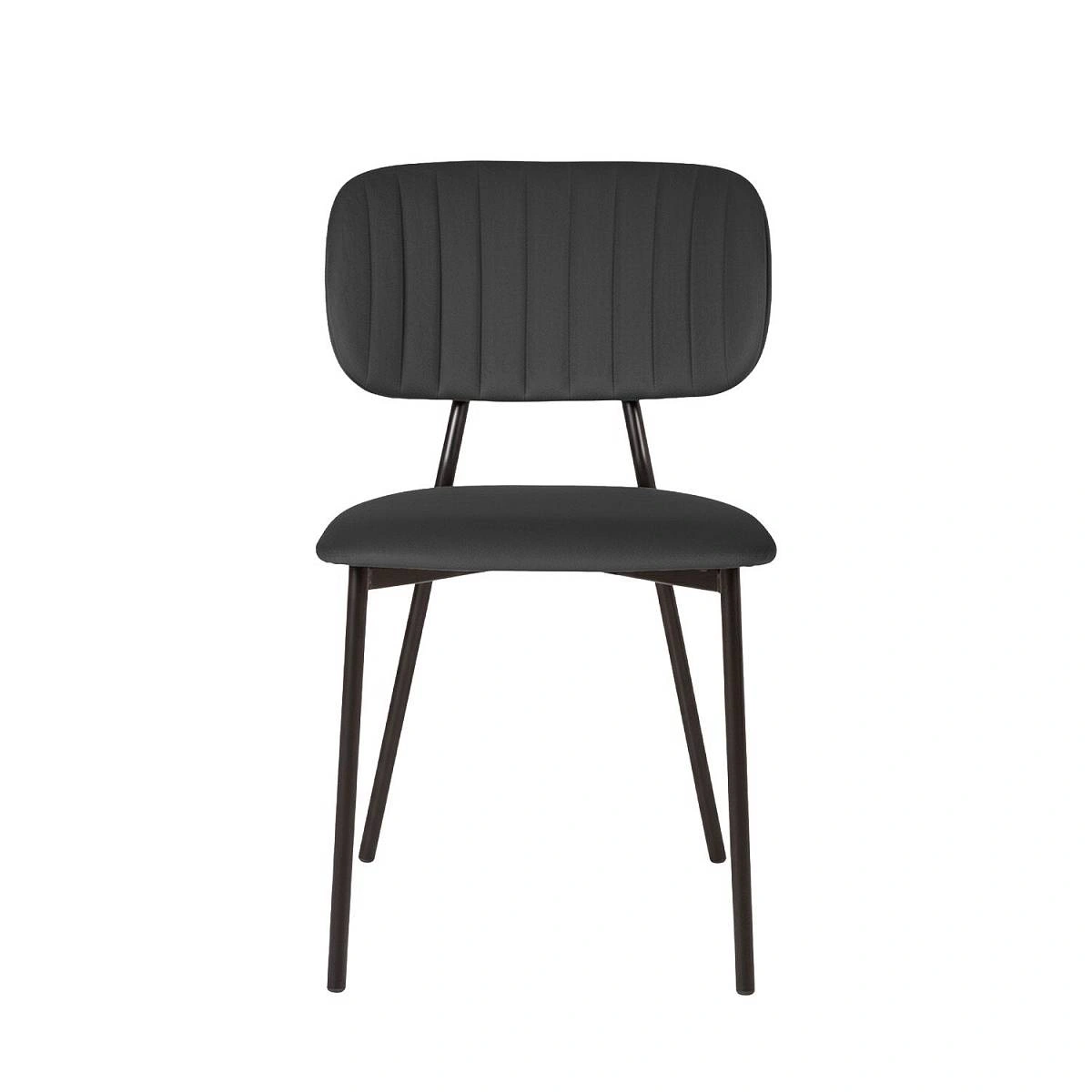 Стул Frost, бархат антрацит 14 фото