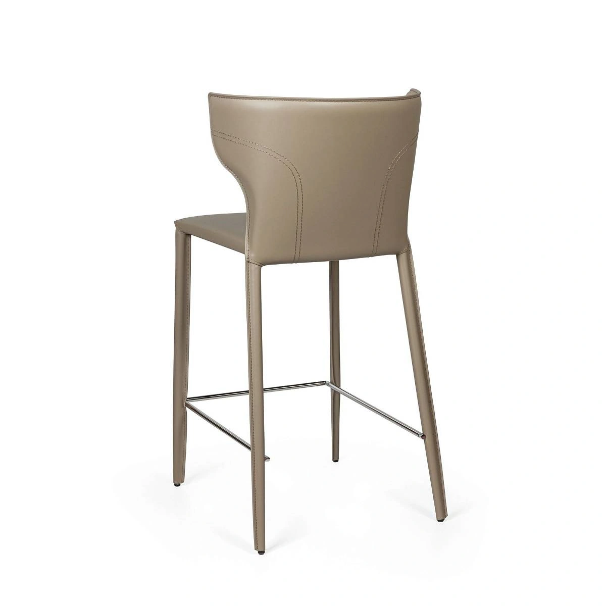 Стул полубарный Austin, кожа нуга изображение Стул полубарный Austin, кожа нуга фото