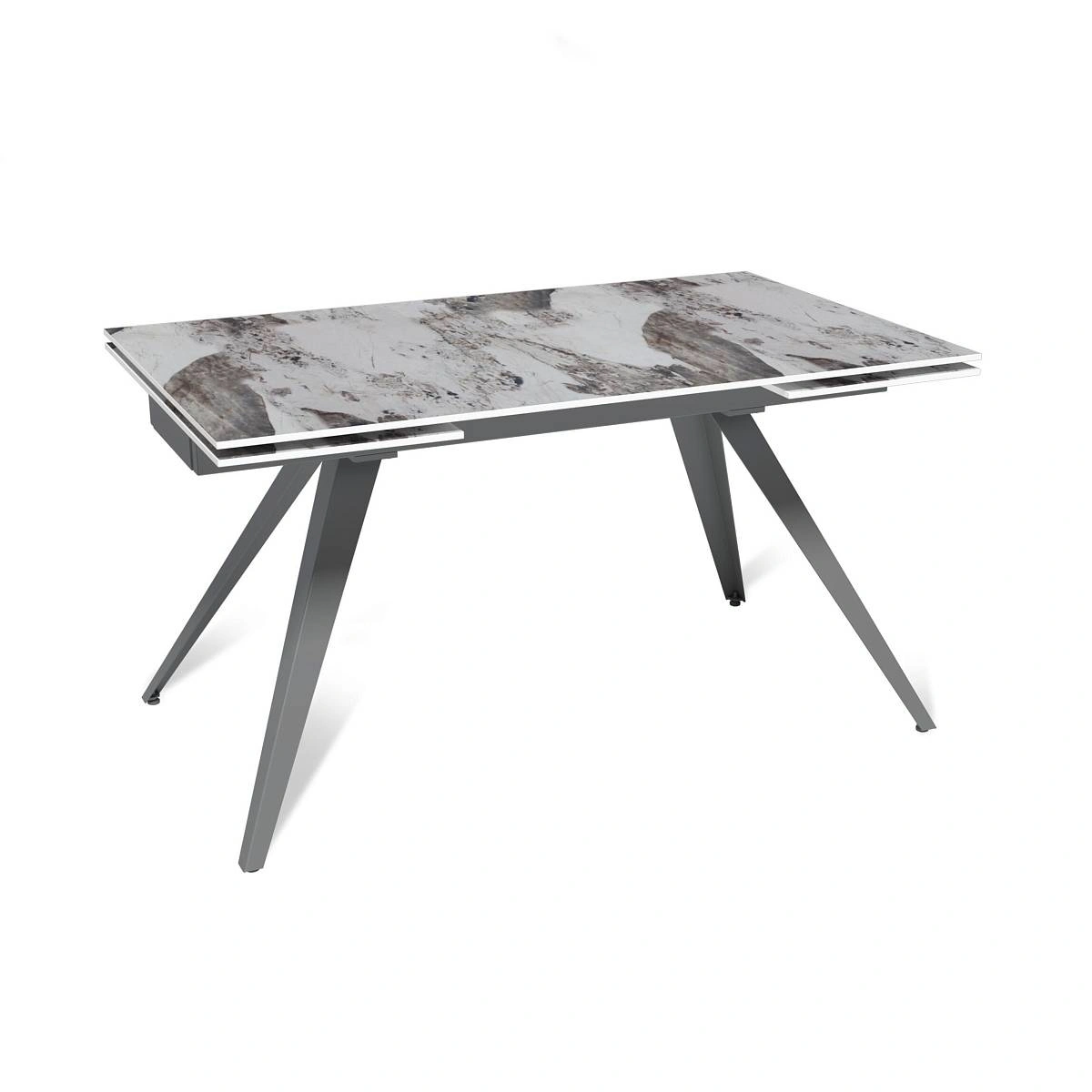 Стол раскладной Asti (140+40+40), керамика глянцевая Pandora изображение Стол раскладной Asti (140+40+40), керамика глянцевая Pandora фото