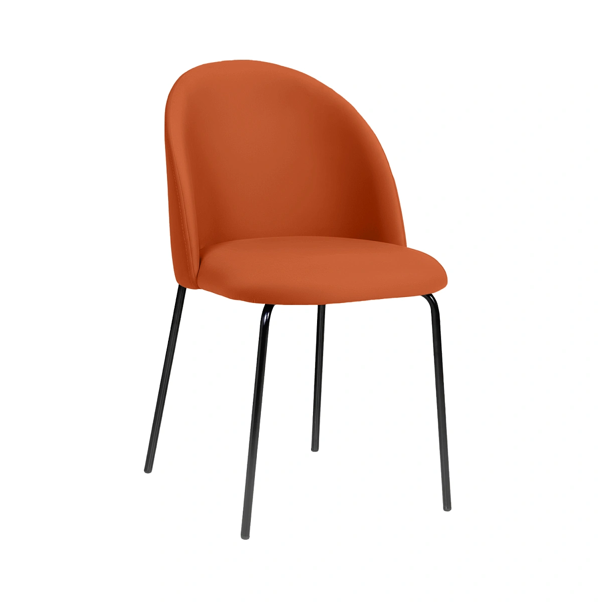 Стул Nord, комплект (4 шт), велюр фрост фокс / опора черная фото