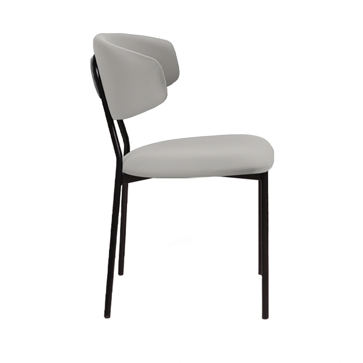 Стул Брэд, комплект (2 шт), велюр Frost silver фото