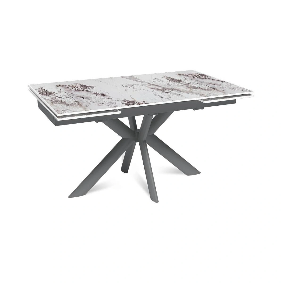 Стол раскладной Strong (140+40+40), керамика глянцевая Patagoniya изображение Стол раскладной Strong (140+40+40), керамика глянцевая Patagoniya фото