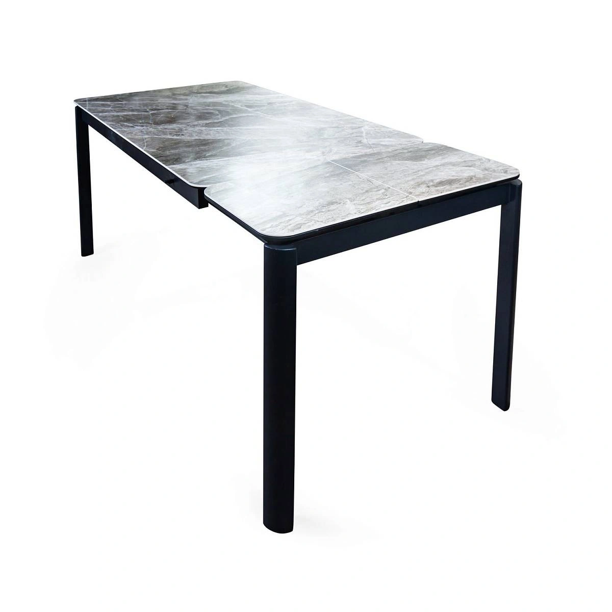 Стол Alpha (140+40) испанская керамика светлая + 4 стула Hunt изображение Стол Alpha (140+40) испанская керамика светлая + 4 стула Hunt фото