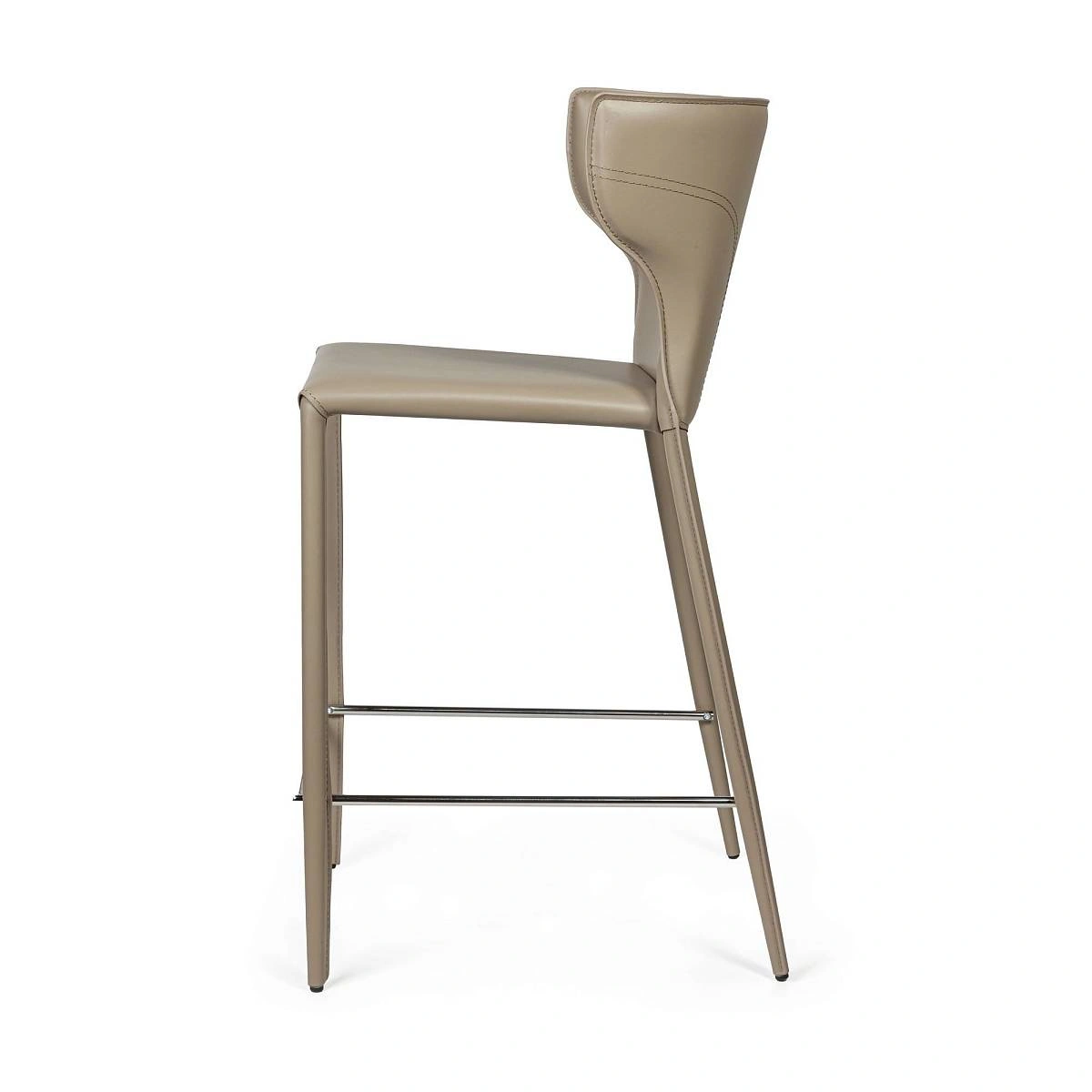 Стул полубарный Austin, кожа нуга изображение Стул полубарный Austin, кожа нуга фото