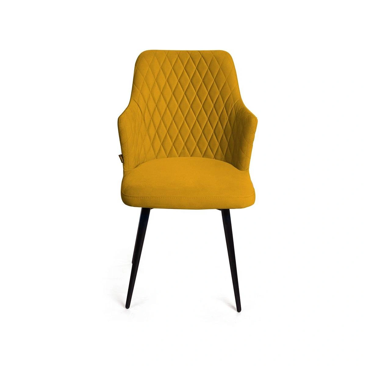 Стул поворотный на 90 градусов, функция возврата, антишум Hunt ромб, велюр желтый maxx 560 / чёрный конус изображение Стул поворотный на 90 градусов, функция возврата, антишум Hunt ромб, велюр желтый maxx 560 / чёрный конус фото