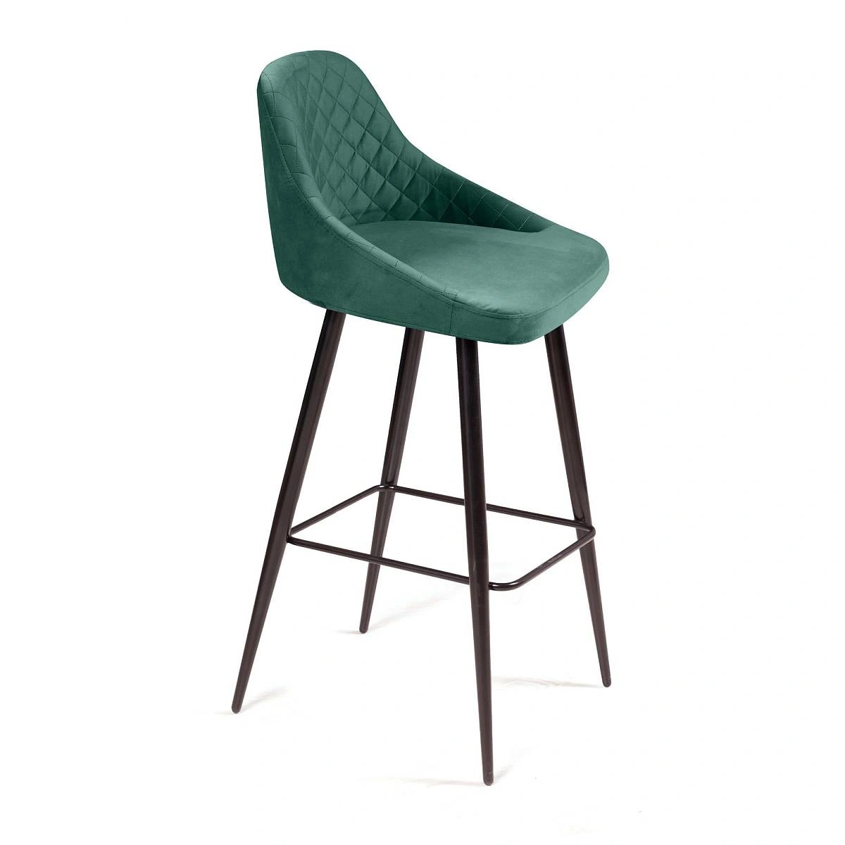 Стул барный Douglas ромб, бархат зеленый 19 изображение Стул барный Douglas ромб, бархат зеленый 19 фото