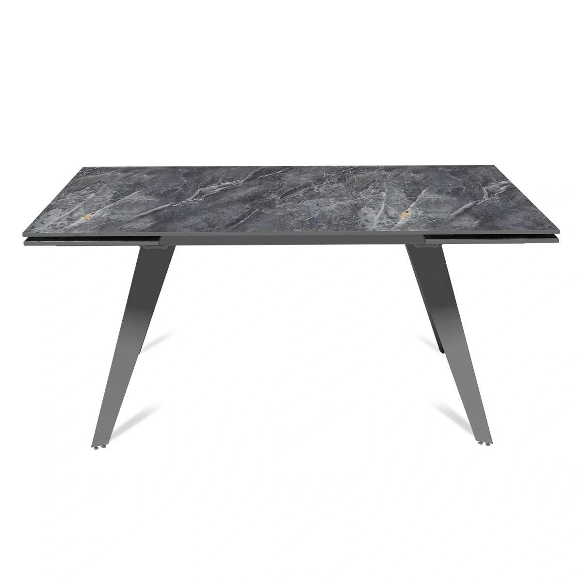 Стол раскладной Rhein (160+40+40), керамика глянцевая Bonix Grey изображение Стол раскладной Rhein (160+40+40), керамика глянцевая Bonix Grey фото