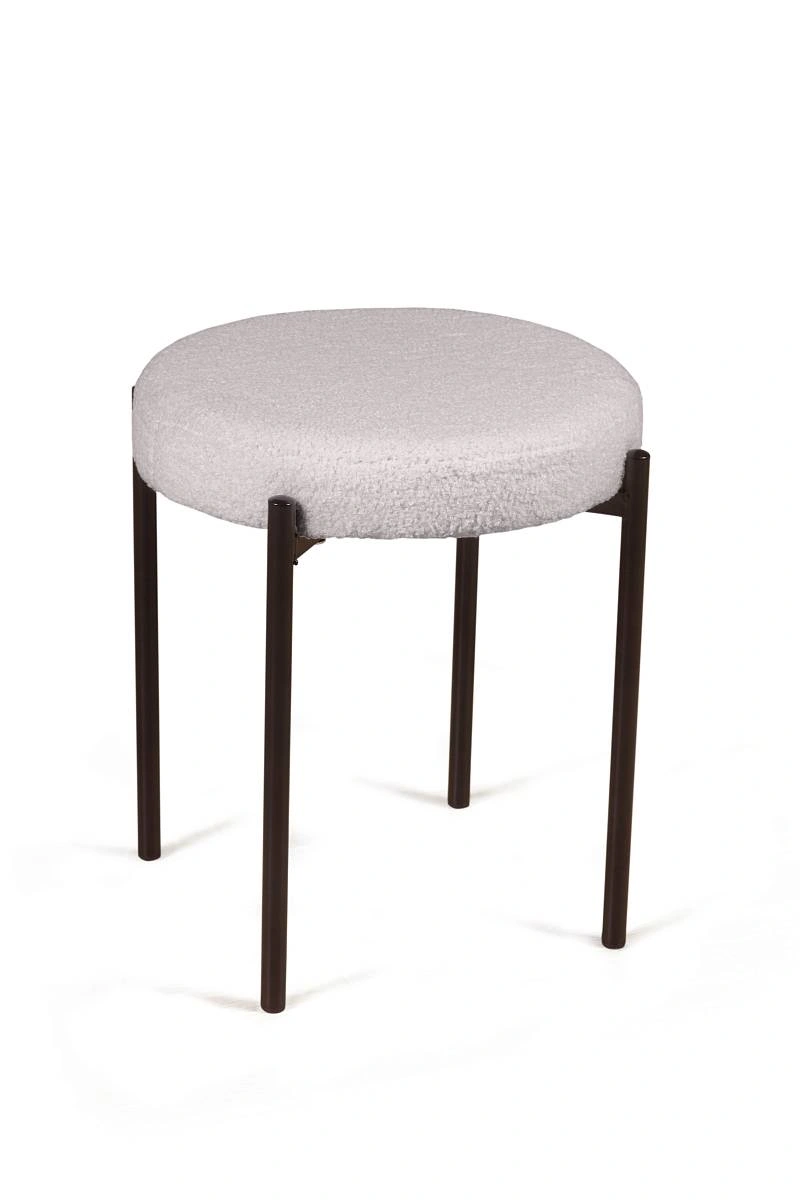 Табурет мягкий Mason, искусственный мех Winnie 05 изображение Табурет мягкий Mason, искусственный мех Winnie 05 фото