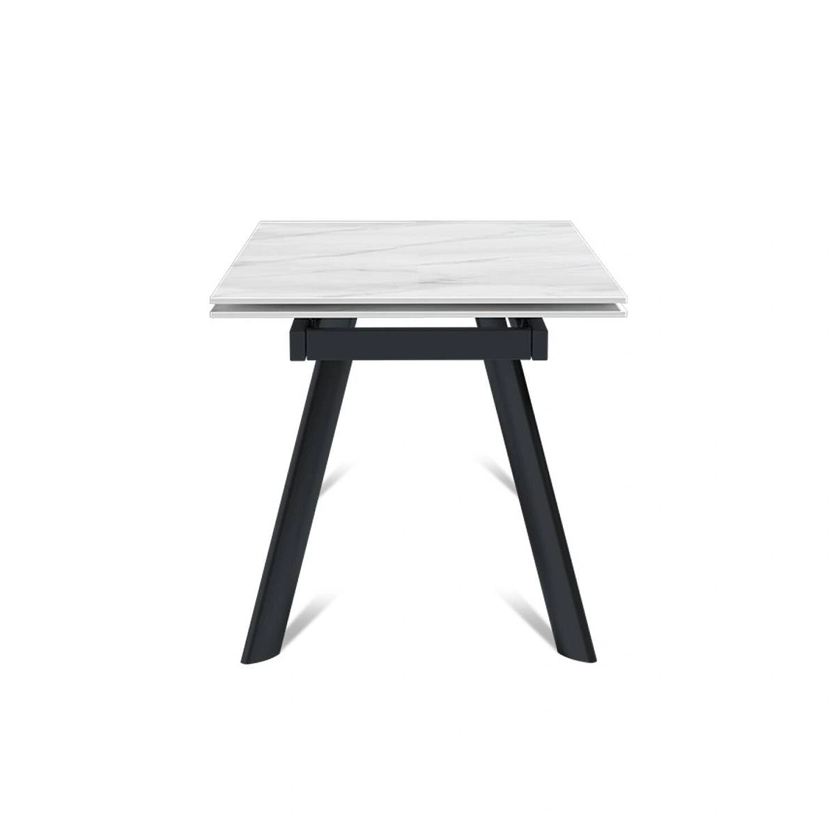 Стол раскладной Stone (120+30+30), керамика матовая Snow Mountain Stone изображение Стол раскладной Stone (120+30+30), керамика матовая Snow Mountain Stone фото