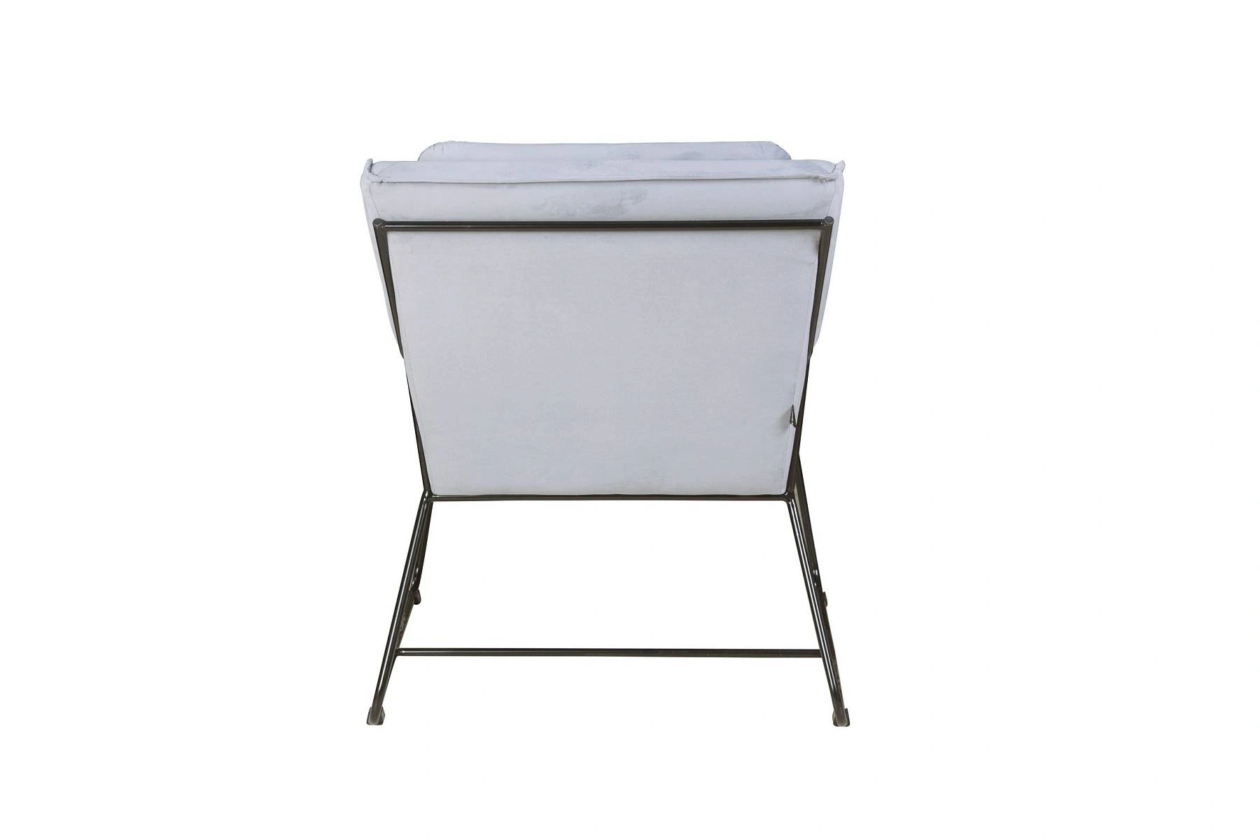 Кресло Alex, бархат светло-серый 26 изображение Кресло Alex, бархат светло-серый 26 фото