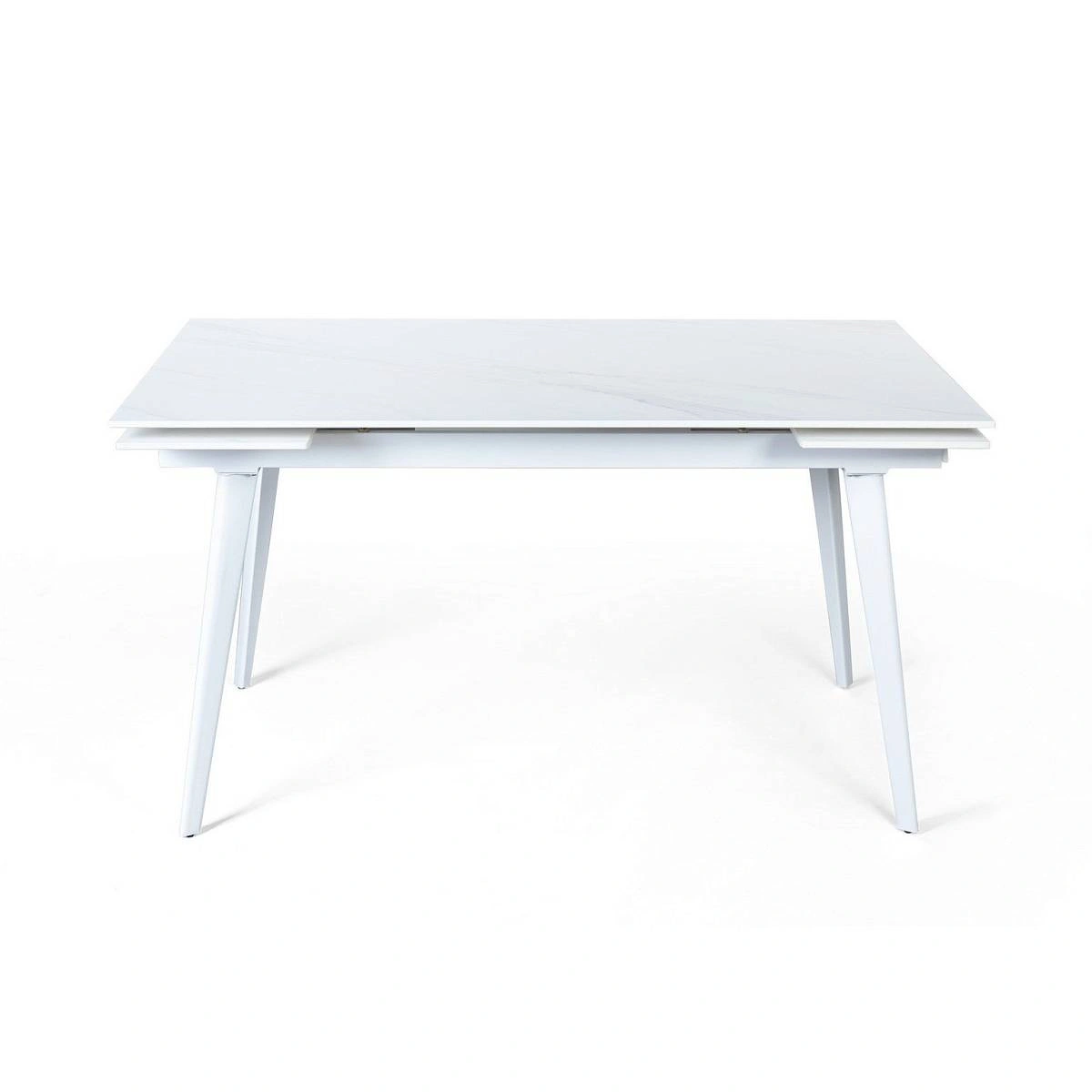 Стол раскладной Buren 140 керамика светлая + 4 стула Rolf изображение Стол раскладной Buren 140 керамика светлая + 4 стула Rolf фото