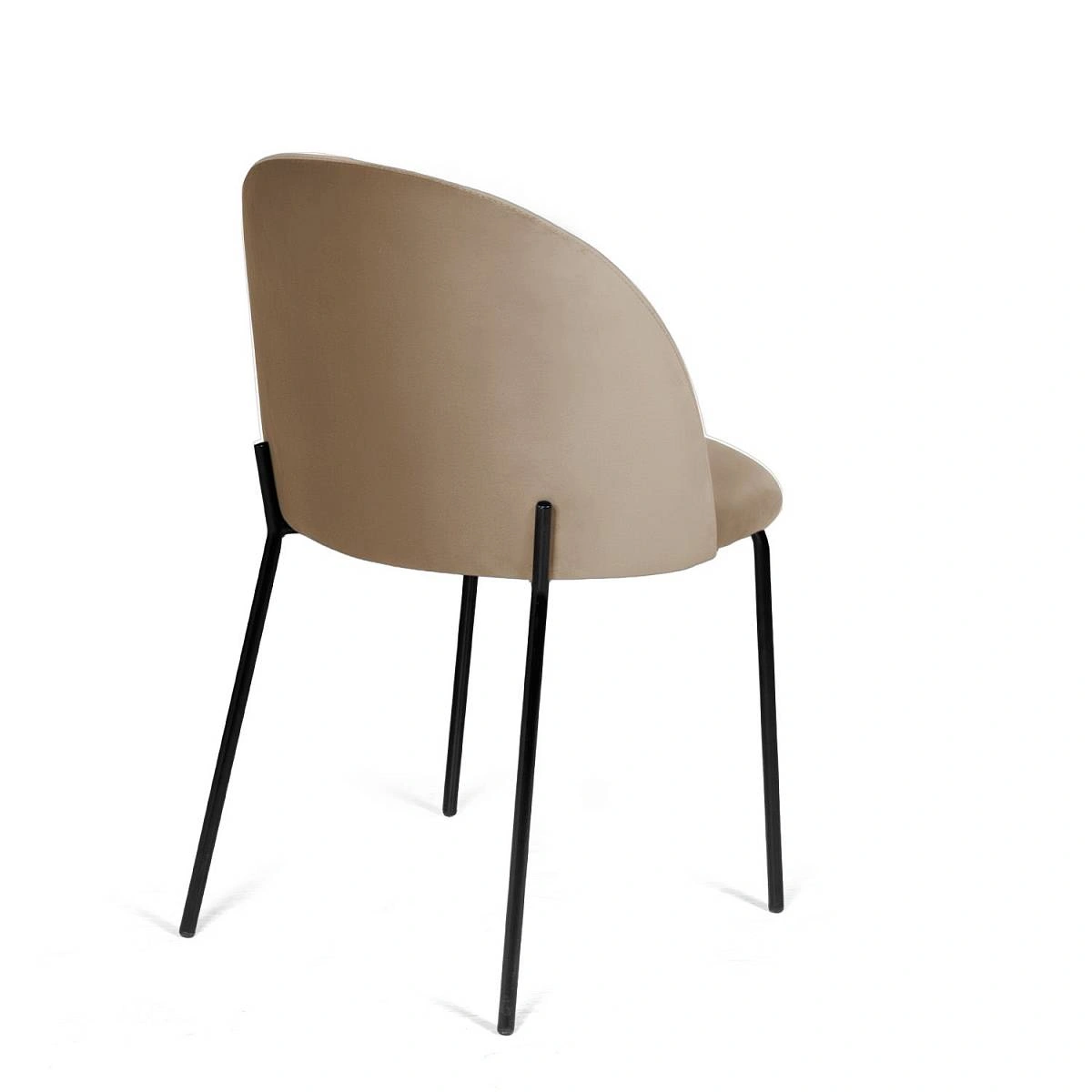 Стул Nord, комплект (2 шт), бархат бежевый 05 / опора черная фото