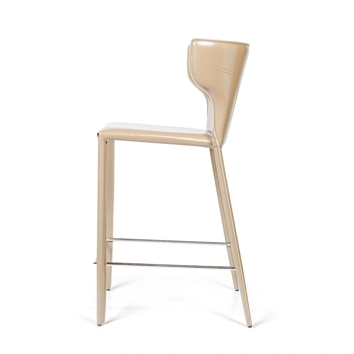 Стул полубарный Austin, кожа бежевый изображение Стул полубарный Austin, кожа бежевый фото