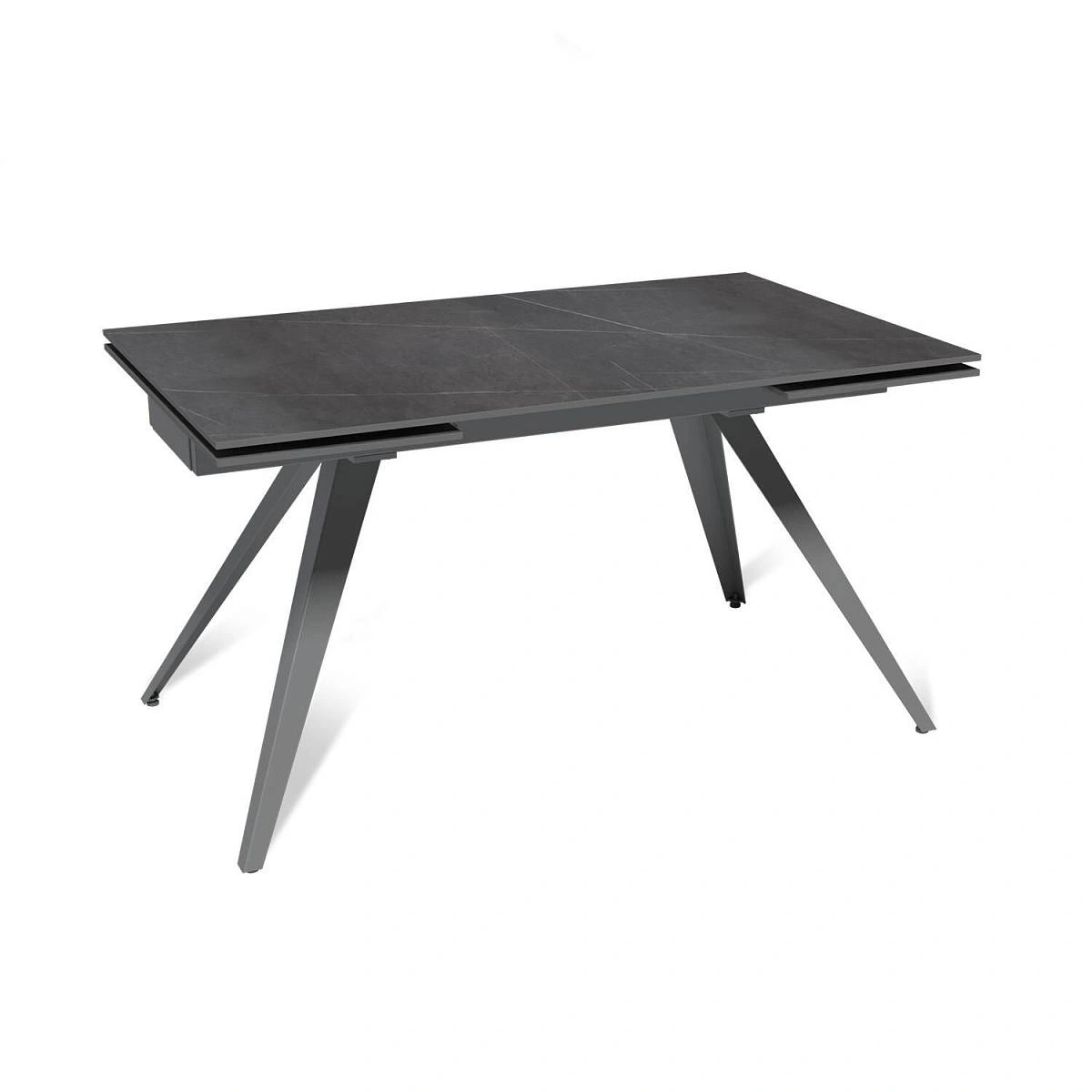 Стол раскладной Asti (140+40+40), керамика матовая Armani Grey matte изображение Стол раскладной Asti (140+40+40), керамика матовая Armani Grey matte фото