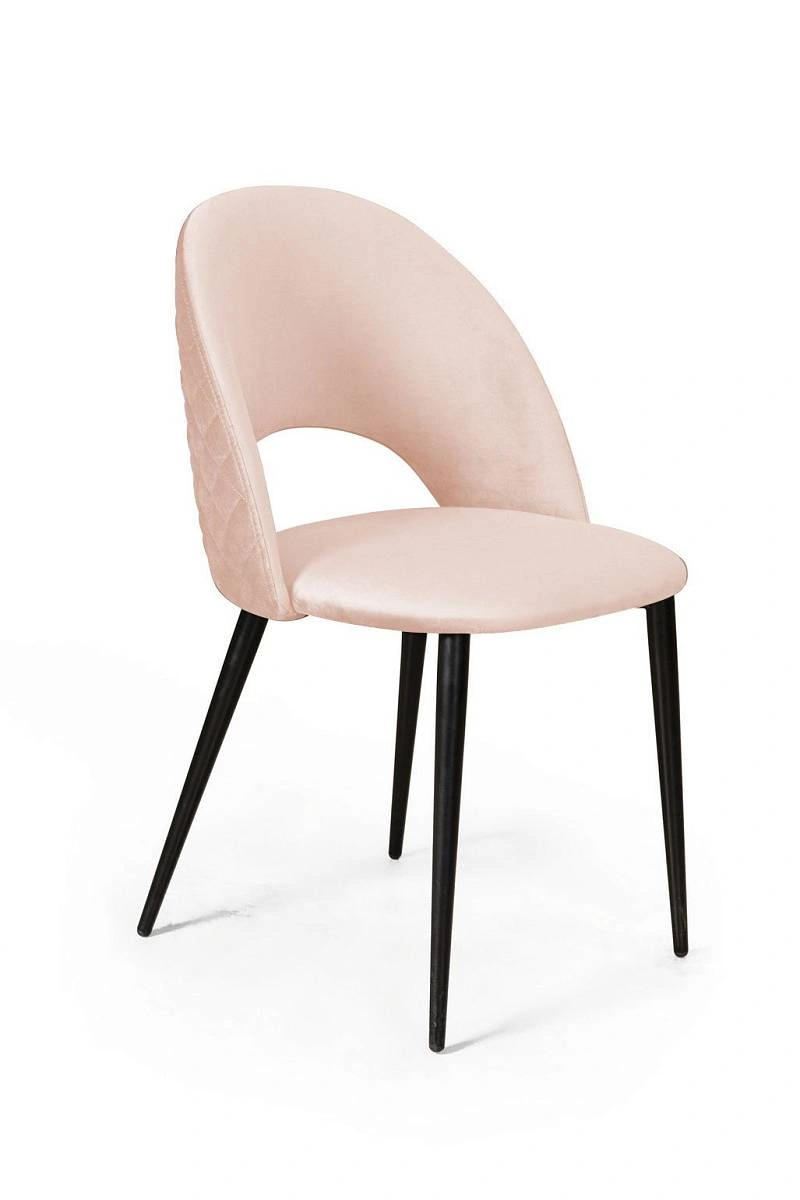 Стул Max ромб, бархат светло-бежевый 2 изображение Стул Max ромб, бархат светло-бежевый 2 фото