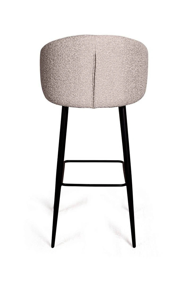 Стул полубарный Vito, букле бежевый / опора конус изображение Стул полубарный Vito, букле бежевый / опора конус фото