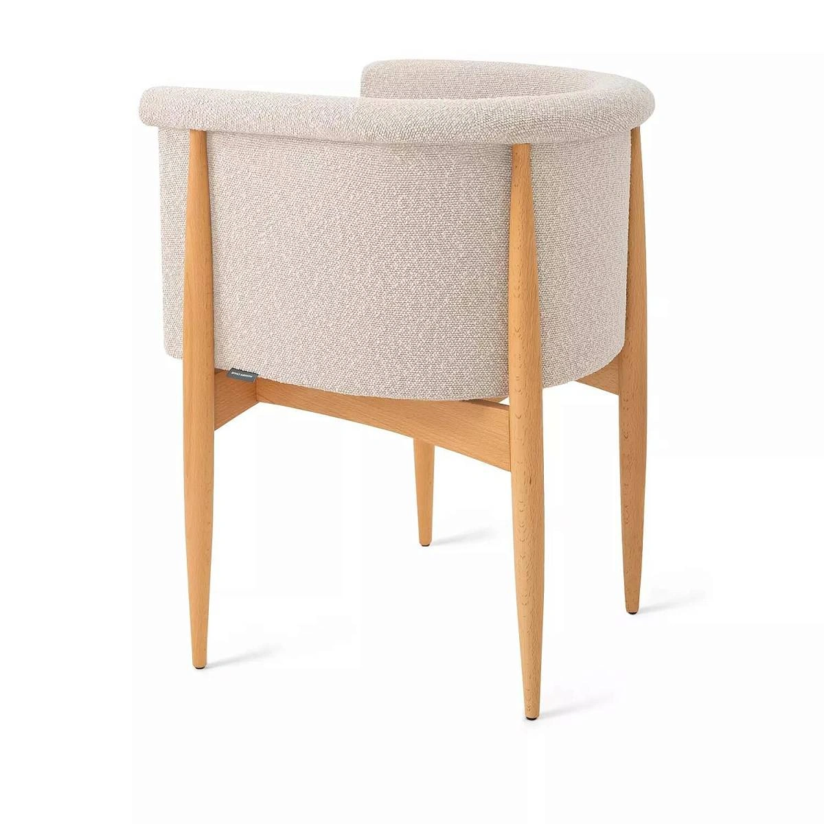 Полукресло Borgese, бук натуральный, бежевый изображение Полукресло Borgese, бук натуральный, бежевый фото