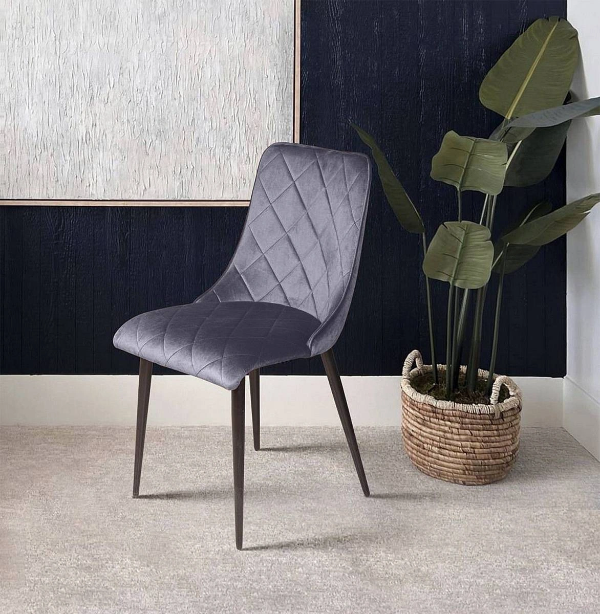 Стул Patrik, бархат серый 27 изображение Стул Patrik, бархат серый 27 фото