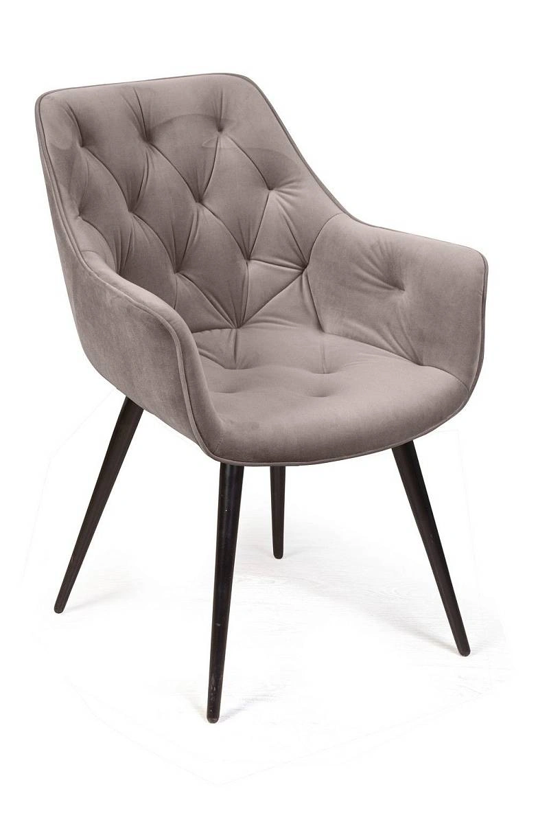 Стул Archi поворотный 90 градусов, функция возврата, антишум, бархат пепельно-бежевый 25, опора конус изображение Стул Archi поворотный 90 градусов, функция возврата, антишум, бархат пепельно-бежевый 25, опора конус фото